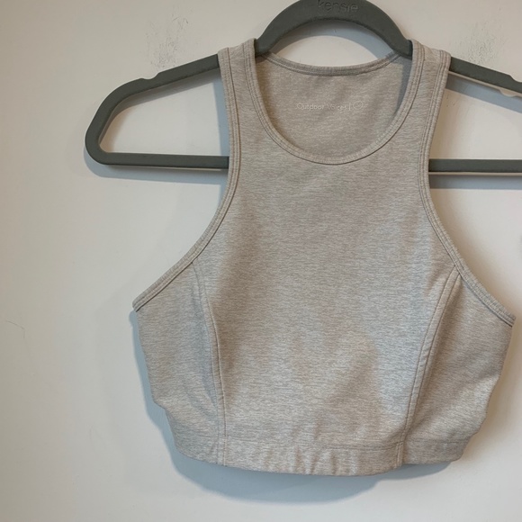 XSOLDX Outdoor Voices Cream Racerback Active Sports Bra Tank - Picture 4 of 5